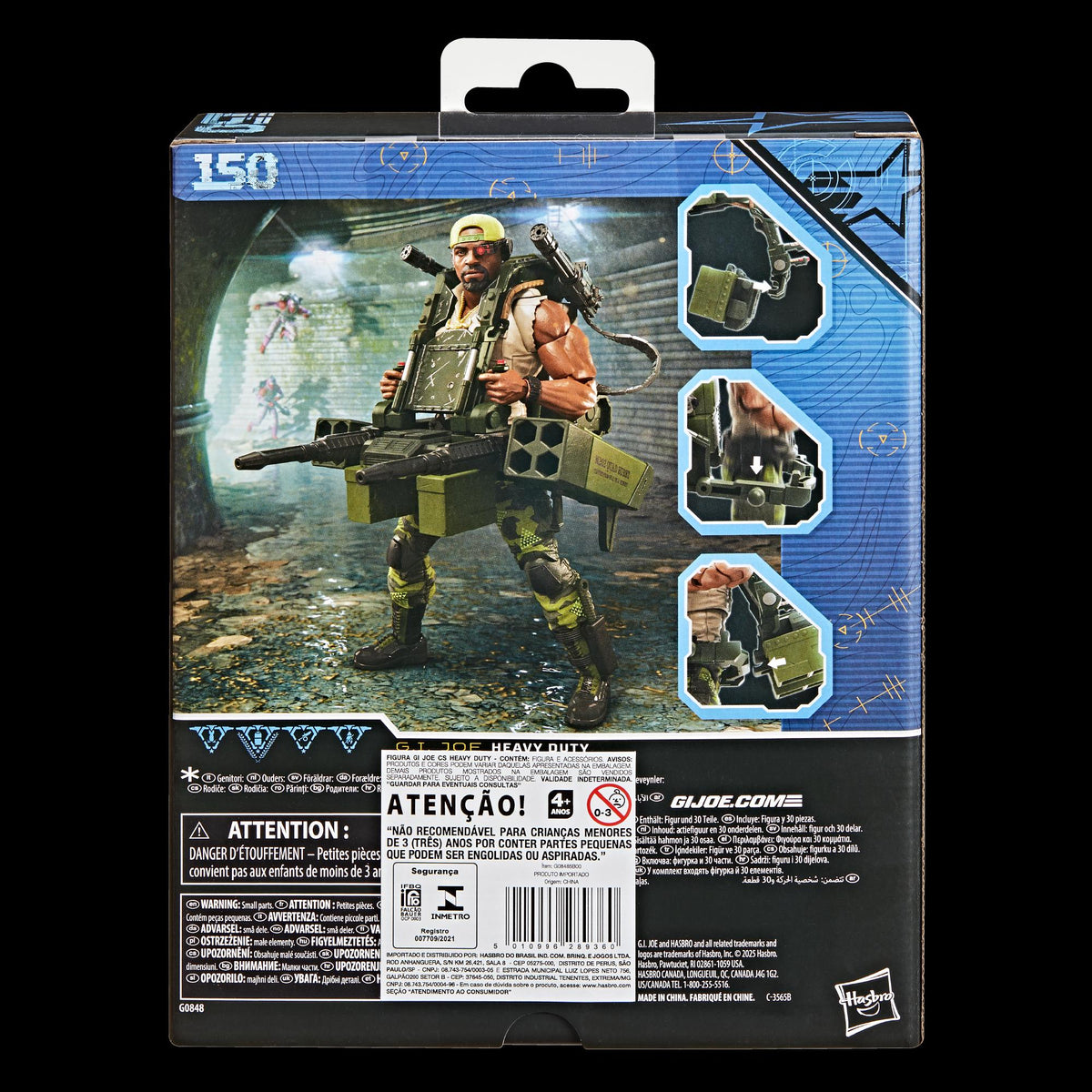 G.I. Joe Classified Series #150 Heavy Duty & Man-Portable Heavy Weapons System by Hasbro | Sensales