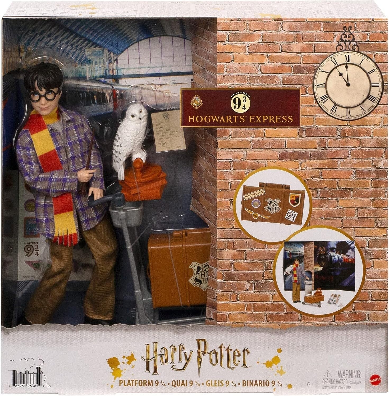 Harry Potter Collectible Platform 9 3/4 Doll 10 - inch, Posable, Wearing Travel & by Harry Potter | Sensales