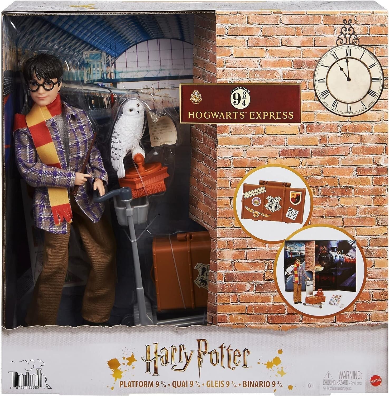 Harry Potter Collectible Platform 9 3/4 Doll 10 - inch, Posable, Wearing Travel & by Harry Potter | Sensales