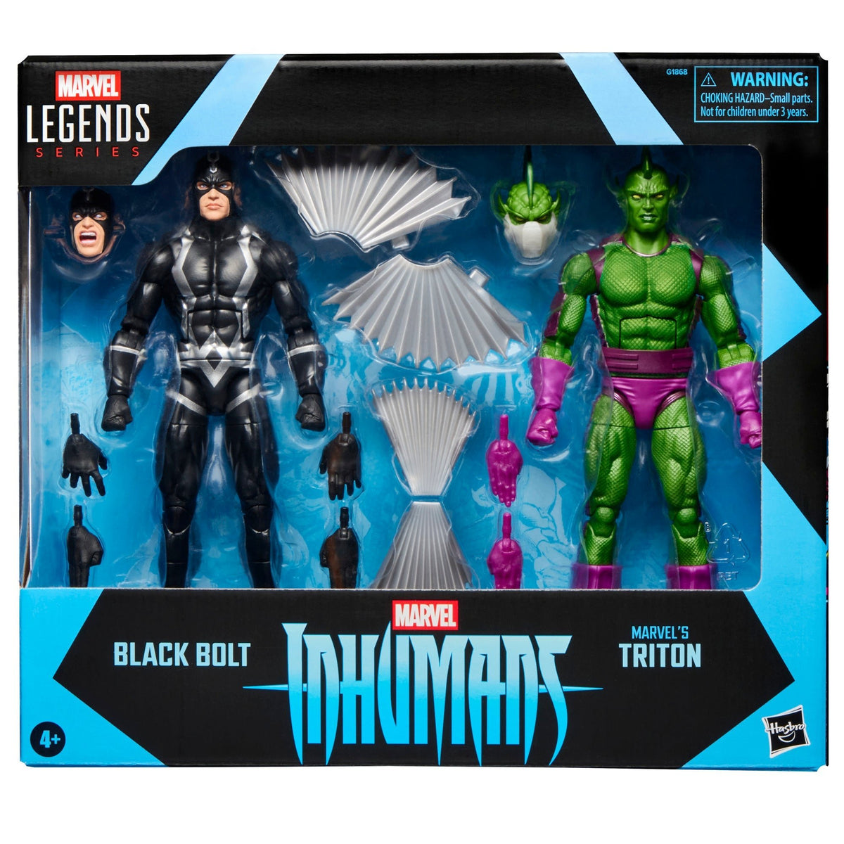 Hasbro Marvel Legends Series Inhumans Black Bolt & Triton 6-Inch Figure 2-Pack by Hasbro | Sensales