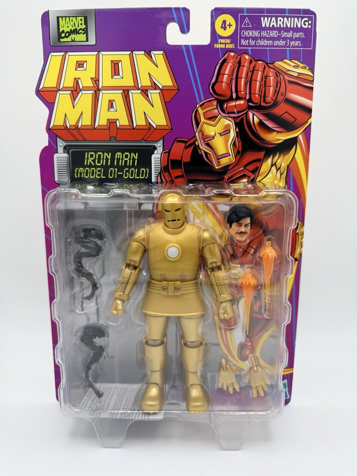 Hasbro Marvel Legends Series Iron Man (Model 01 - Gold) Action Figure 6 Inc by Sensales | Sensales