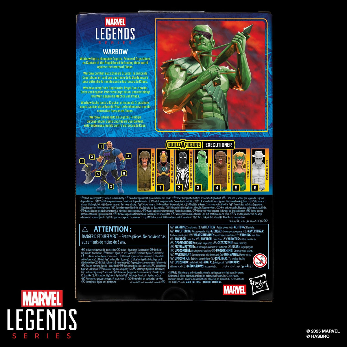 Hasbro Marvel Legends Warbow (Saga of Crystar) 6-Inch Figure - Executioner BAF by Hasbro | Sensales