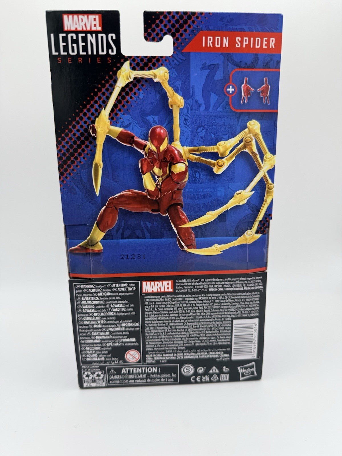 Hasbro Spider - Man 60Th Anniversary Marvel Legends Iron Spider by Sensales | Sensales