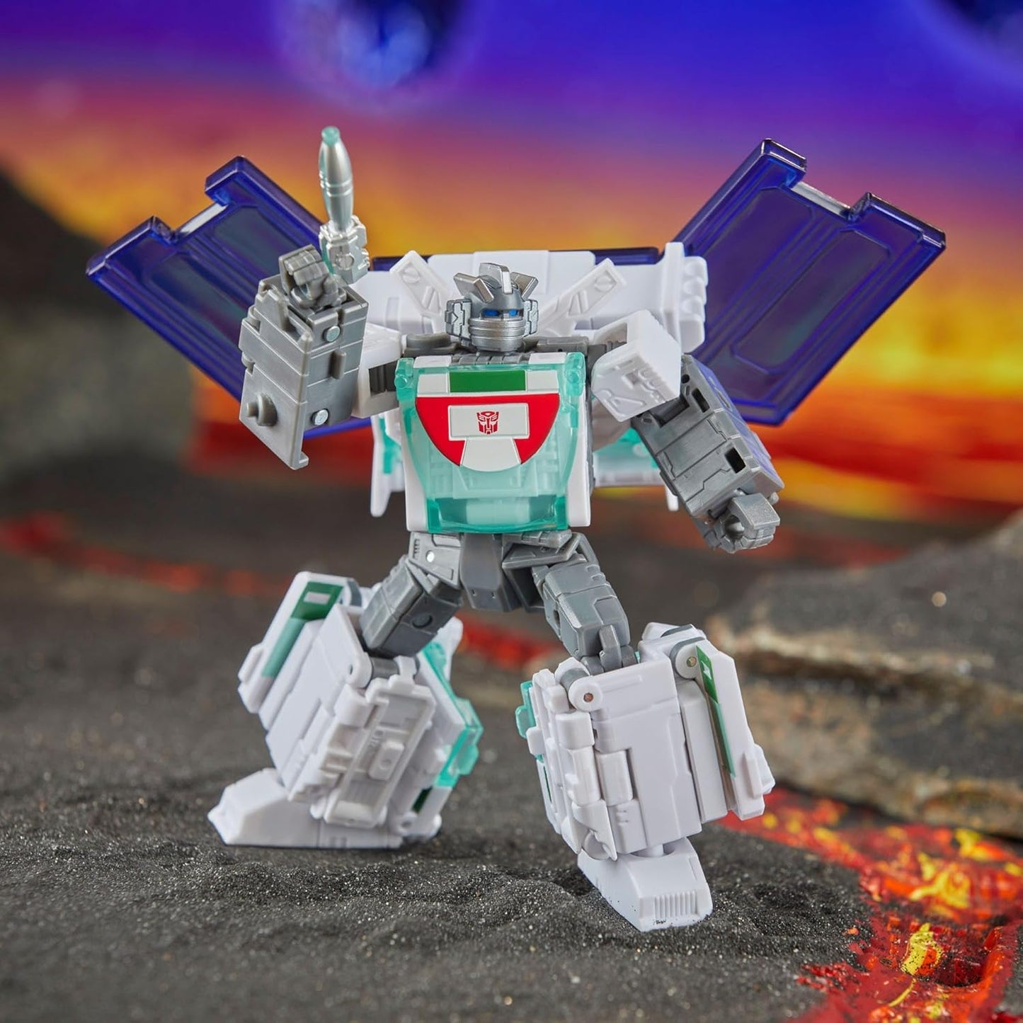 Hasbro Transformers Generations Legacy United Voyager Class figurine Origin Wheeljack by Sensales | Sensales