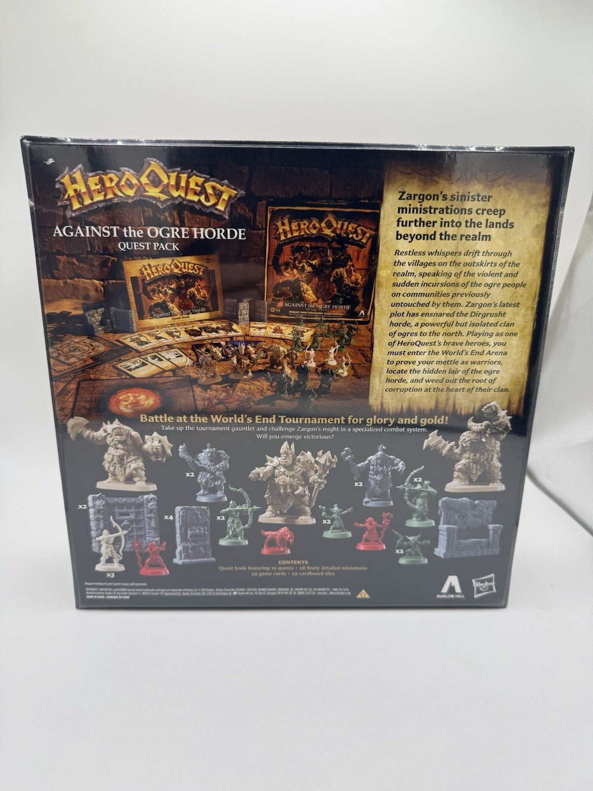 Heroquest Against the Ogre Horde Quest Expansion Pack Role Playing Game by Avalon Hill | Sensales