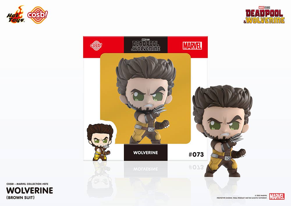 Hot Toys Cosbi Marvel Deadpool & Wolverine Wolverine (Brown Suit) #073