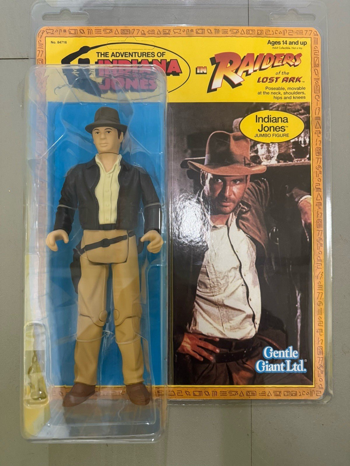 Indiana Jones Raiders of the Lost Ark Indy Jumbo Retro 12" Figure by Diamond Select Toys | Sensales