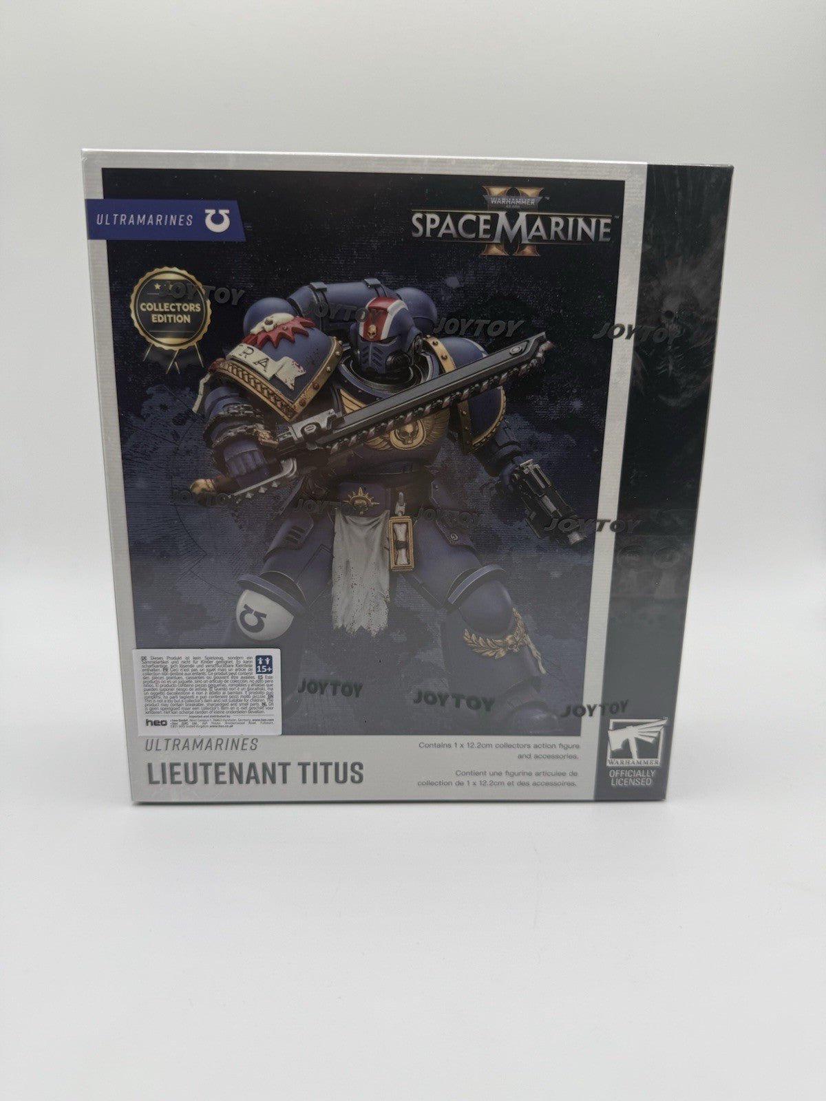 JOYTOY Warhammer Space Marine 1/18 Action figure Ultramarines Lieutenant Titus by JOYTOY | Sensales