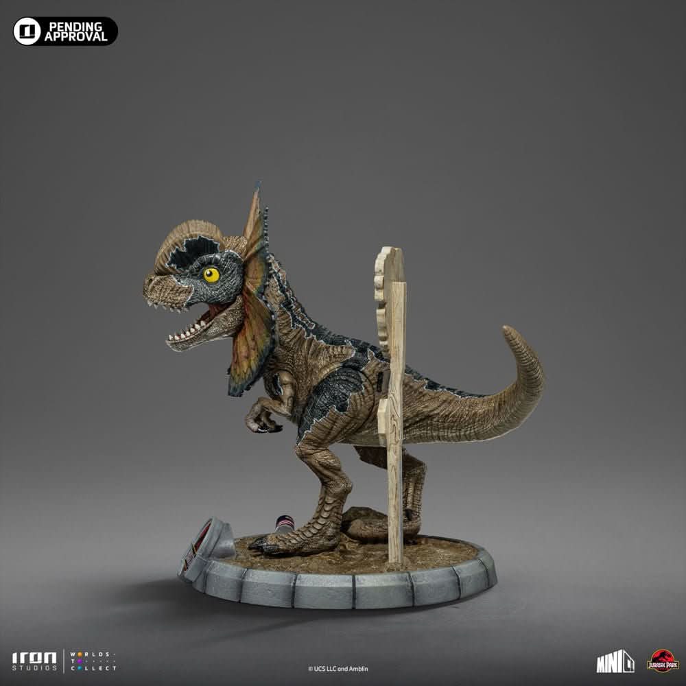 Statue Dilophosaurus Jurassic Park MiniCo - detail 4