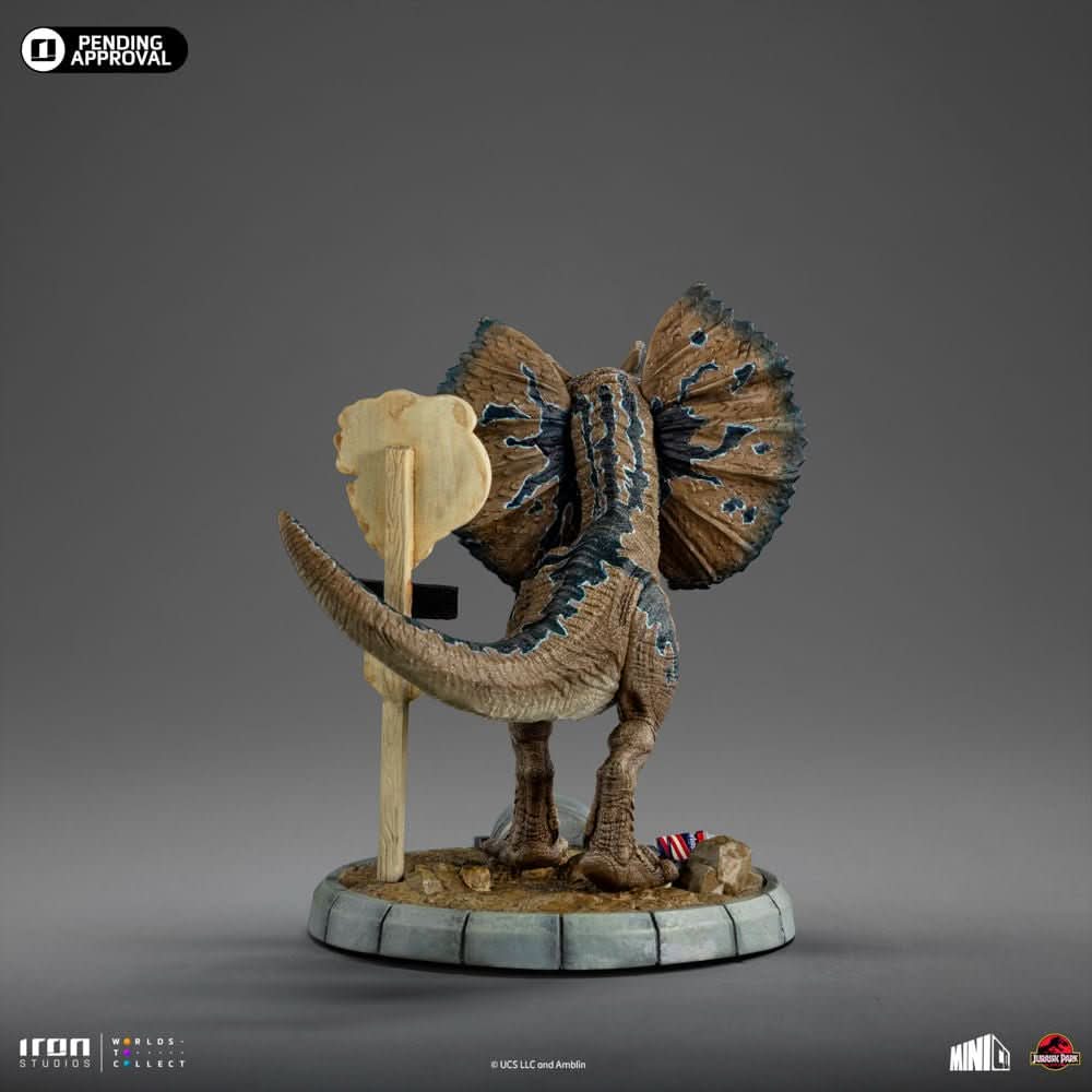 Statue Dilophosaurus Jurassic Park MiniCo - detail 5