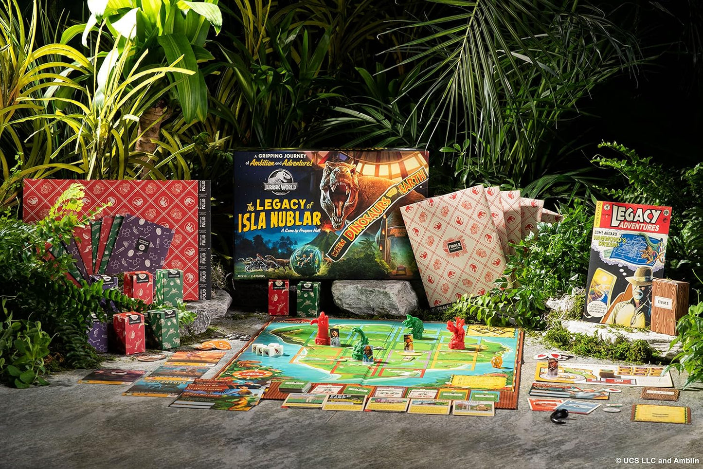Jurassic World - The Legacy of Isla Nublar Board Game by Funko Games | Sensales