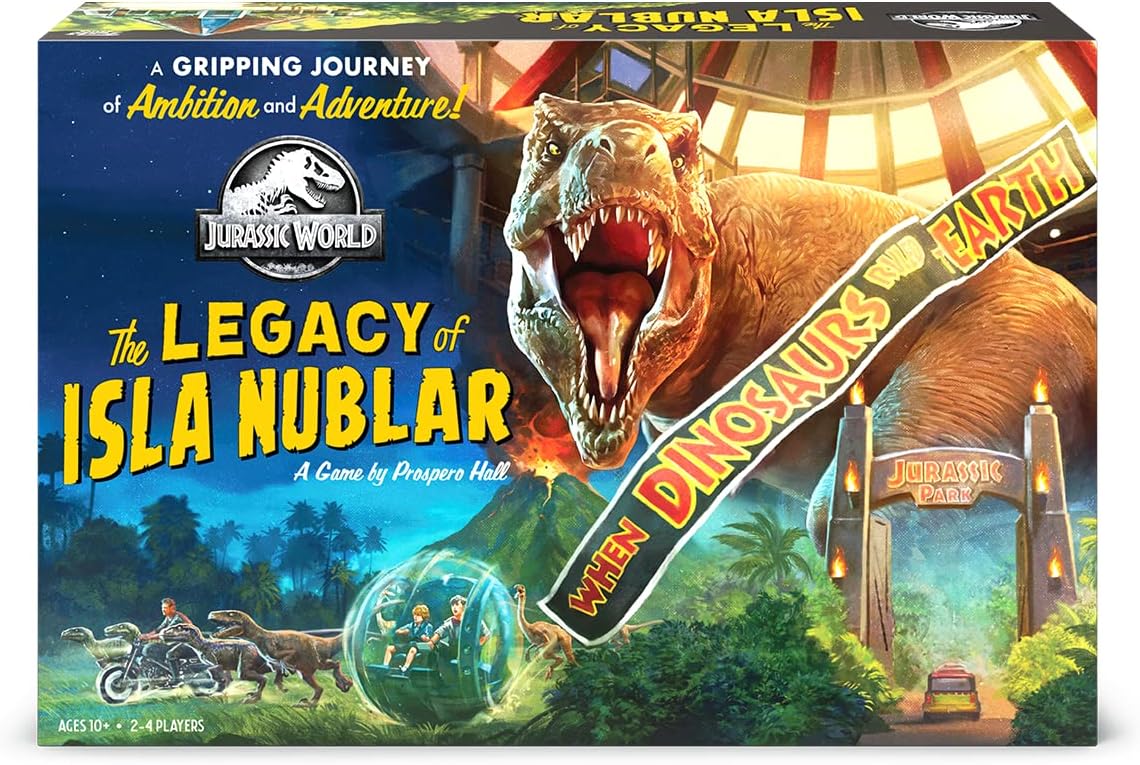 Jurassic World - The Legacy of Isla Nublar Board Game by Funko Games | Sensales