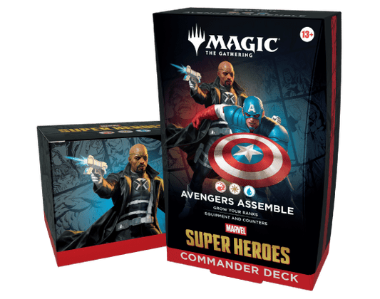 Magic: The Gathering - Marvel Super Heroes Commander Deck - Avengers Assemble by Wizards of the Coast | Sensales