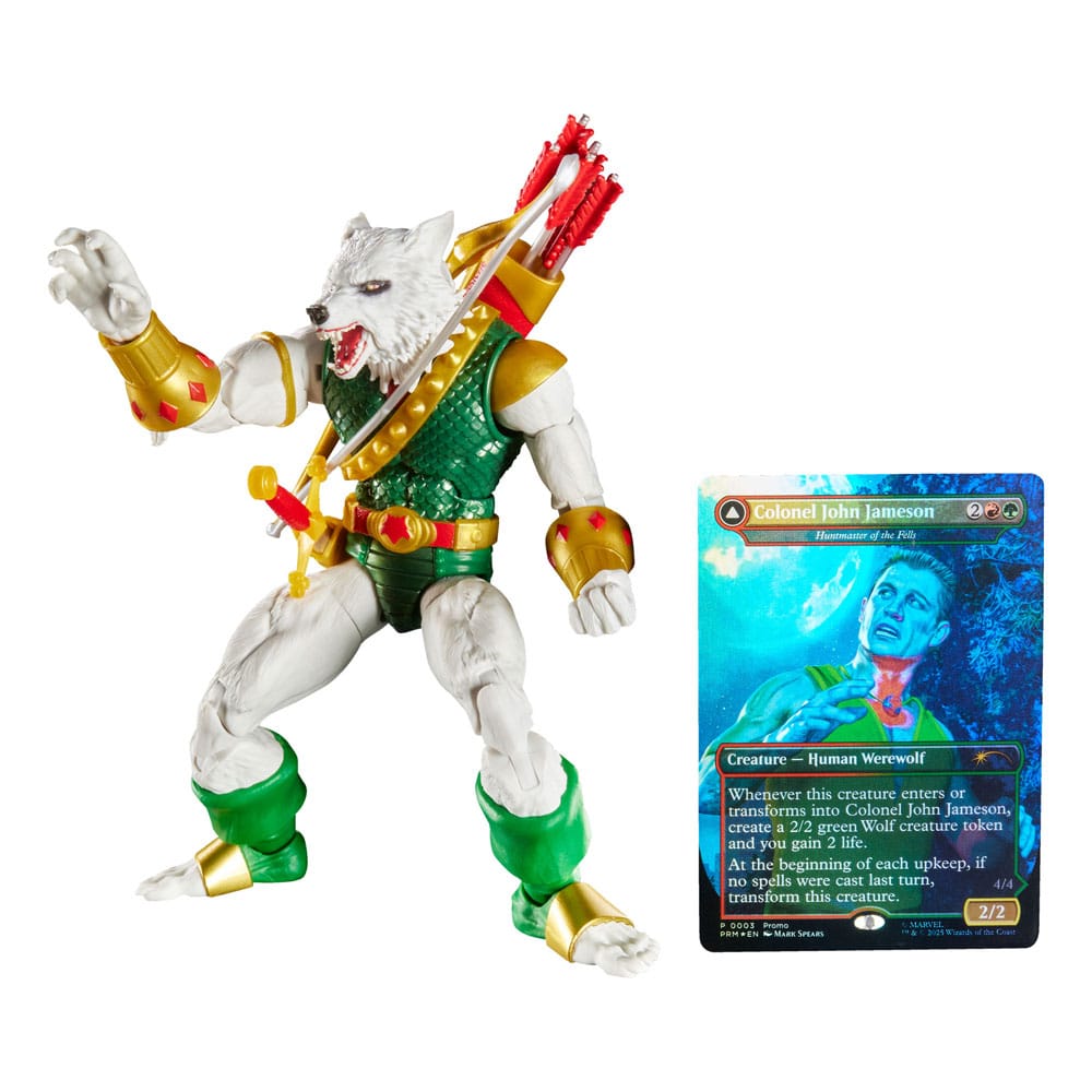 Marvel Legends Magic: The Gathering Man-Wolf 15cm Figure + Foil Card by Hasbro | Sensales
