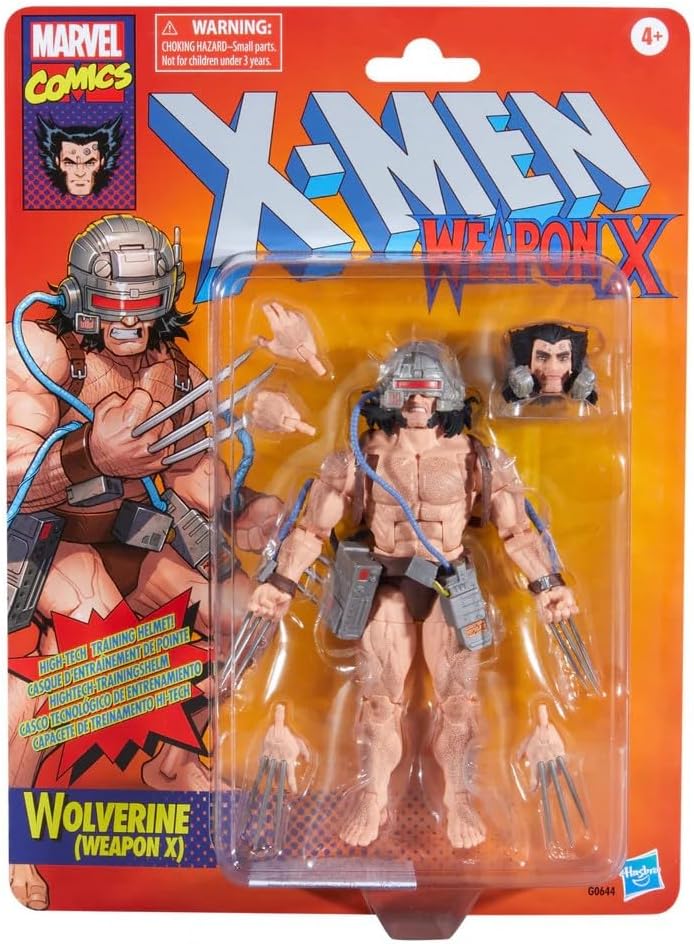 Marvel Legends Retro X-Men Wolverine (Weapon X) 6-Inch Action Figure by Hasbro | Sensales