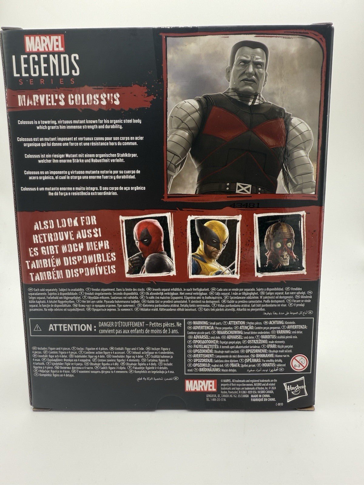 Marvel Legends Series Marvel’s Colossus Deadpool Legacy Collection Brand New by Marvel | Sensales