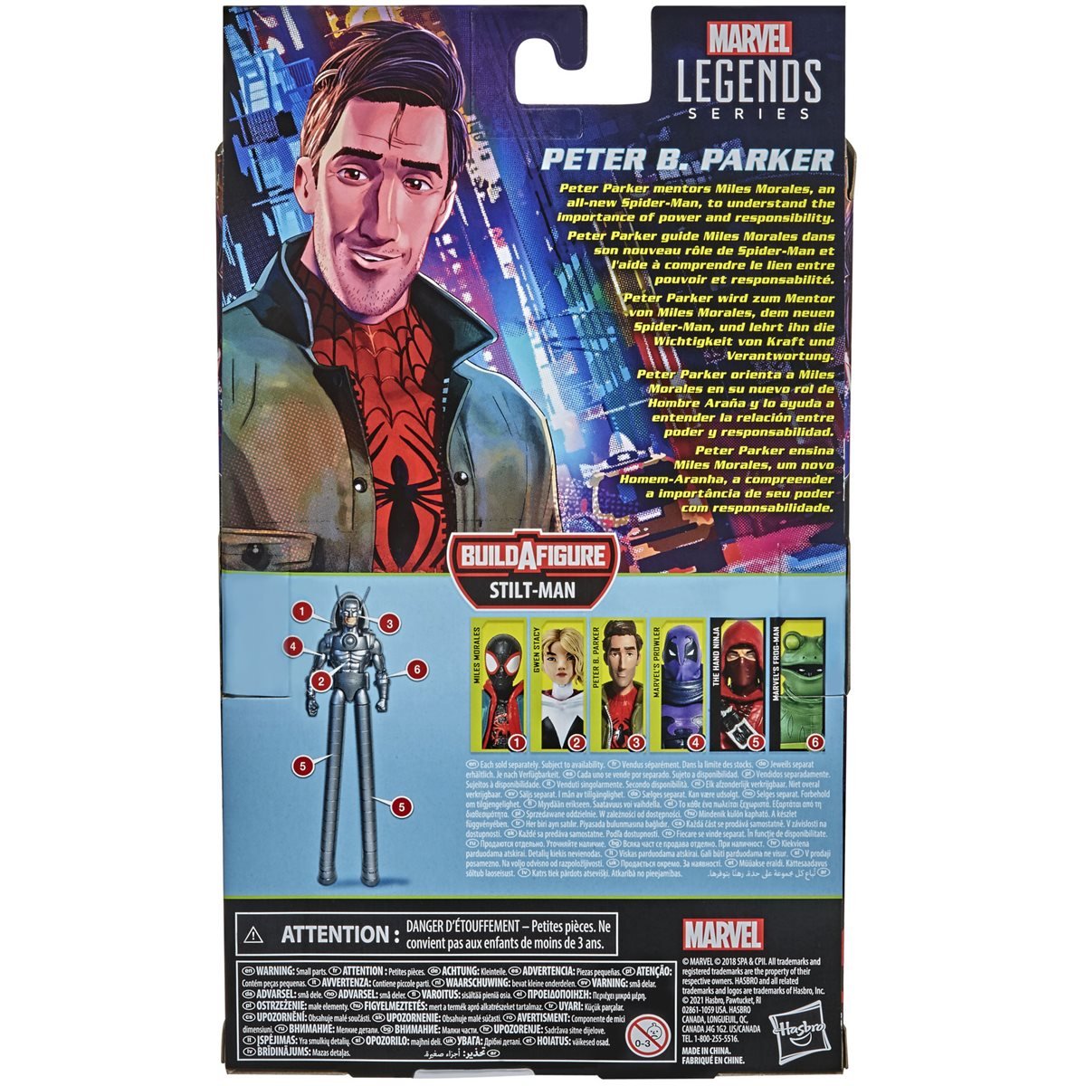 Marvel Legends Series Peter B. Parker - Spider-Man: Into the Spider-Verse (6-Inch Figure) by Hasbro | Sensales