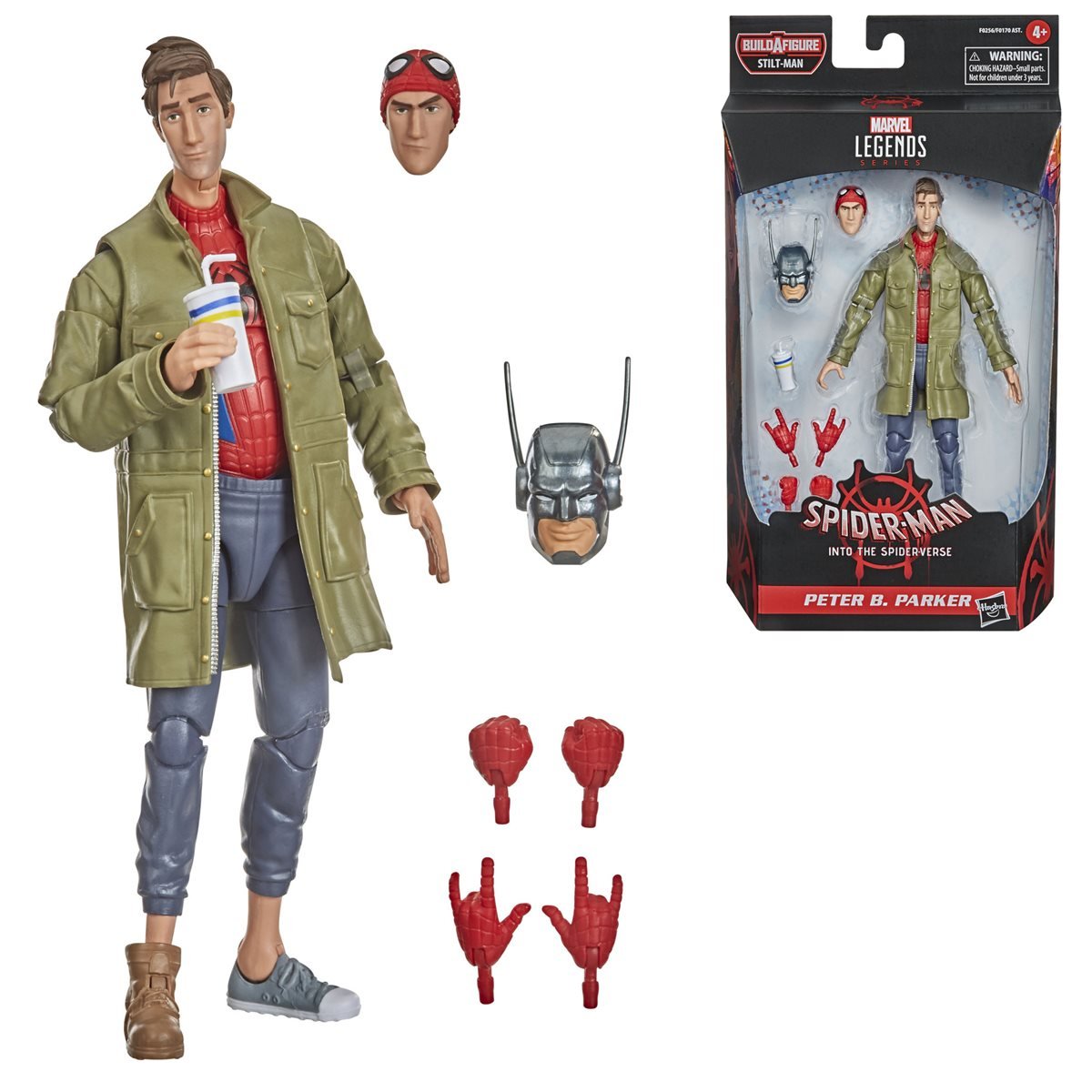 Marvel Legends Series Peter B. Parker - Spider-Man: Into the Spider-Verse (6-Inch Figure) by Hasbro | Sensales