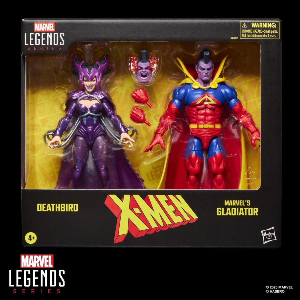 Marvel Legends Series X-Men Deathbird & Marvel's Gladiator Action Figure 2-Pack by Hasbro | Sensales