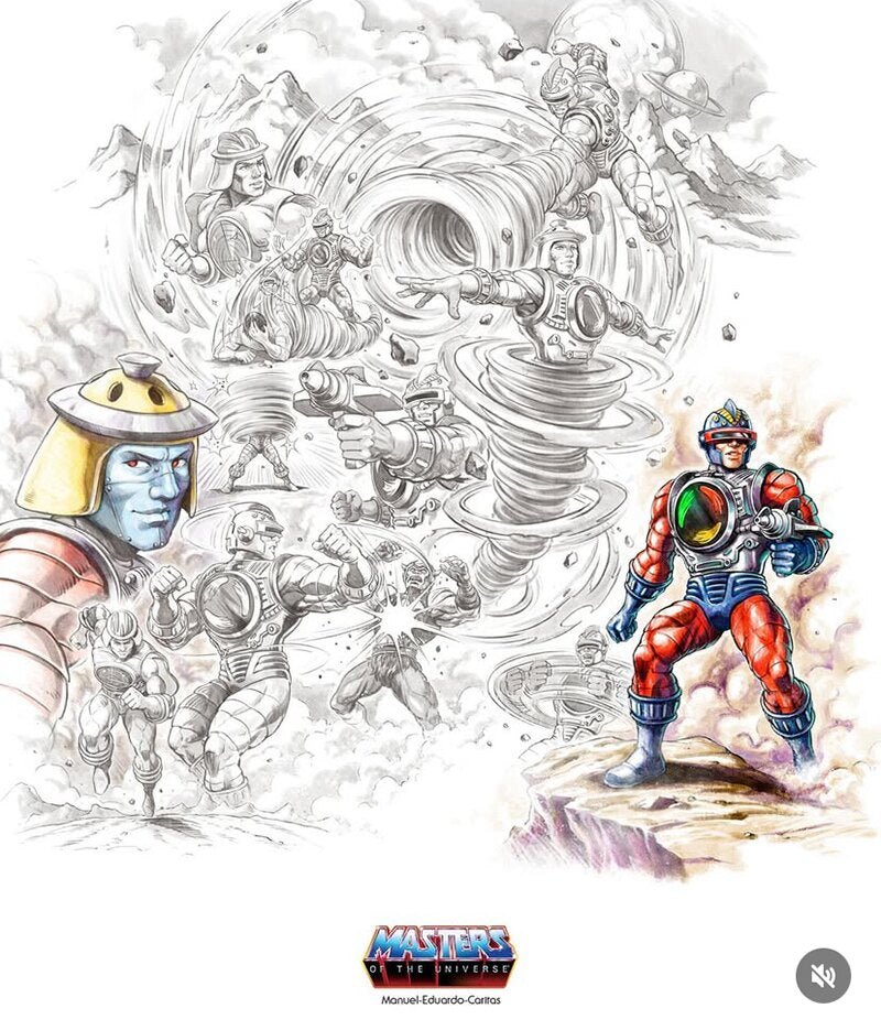 Masters of the Universe Origins Sketchbook Series Sy-Klone Mattel by Mattel | Sensales