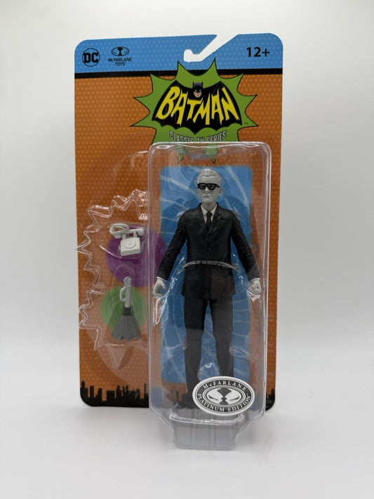 Mcfarlane Batman 66 Figures Alfred Pennyworth Platinum Edition by Sensales | Sensales