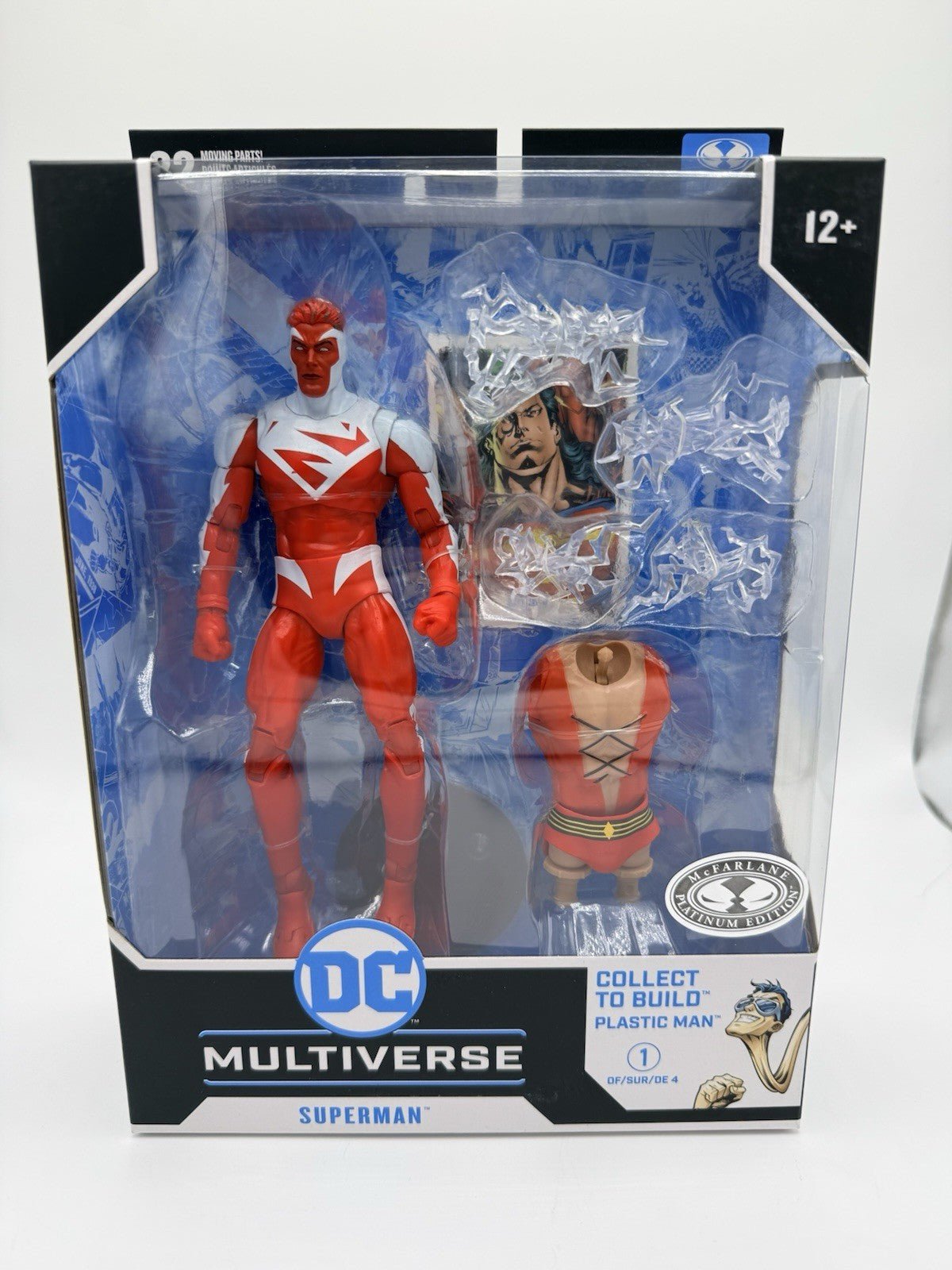 McFarlane DC Multiverse Superman JLA red Platinum Edition by DC | Sensales