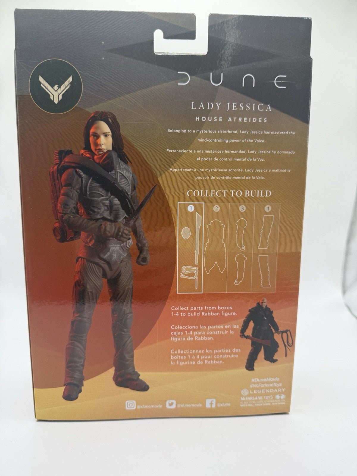 McFarlane DUNE LADY JESSICA HOUSE ATREIDES Collect To Build 7" Action Figure by McFarlane Toys | Sensales