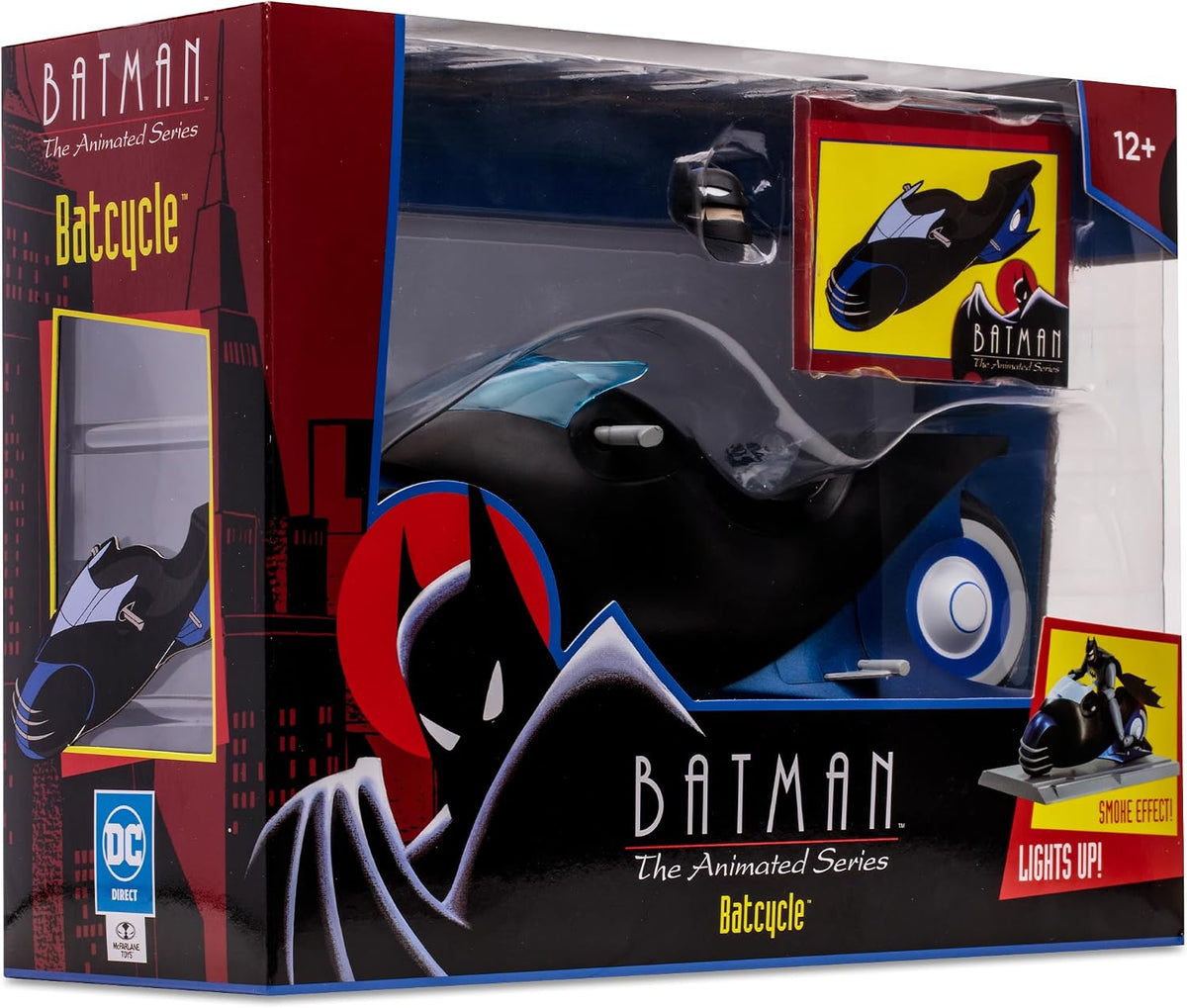 McFarlane Toys Batman: The Animated Series Batcycle Vehicle by McFarlane Toys | Sensales