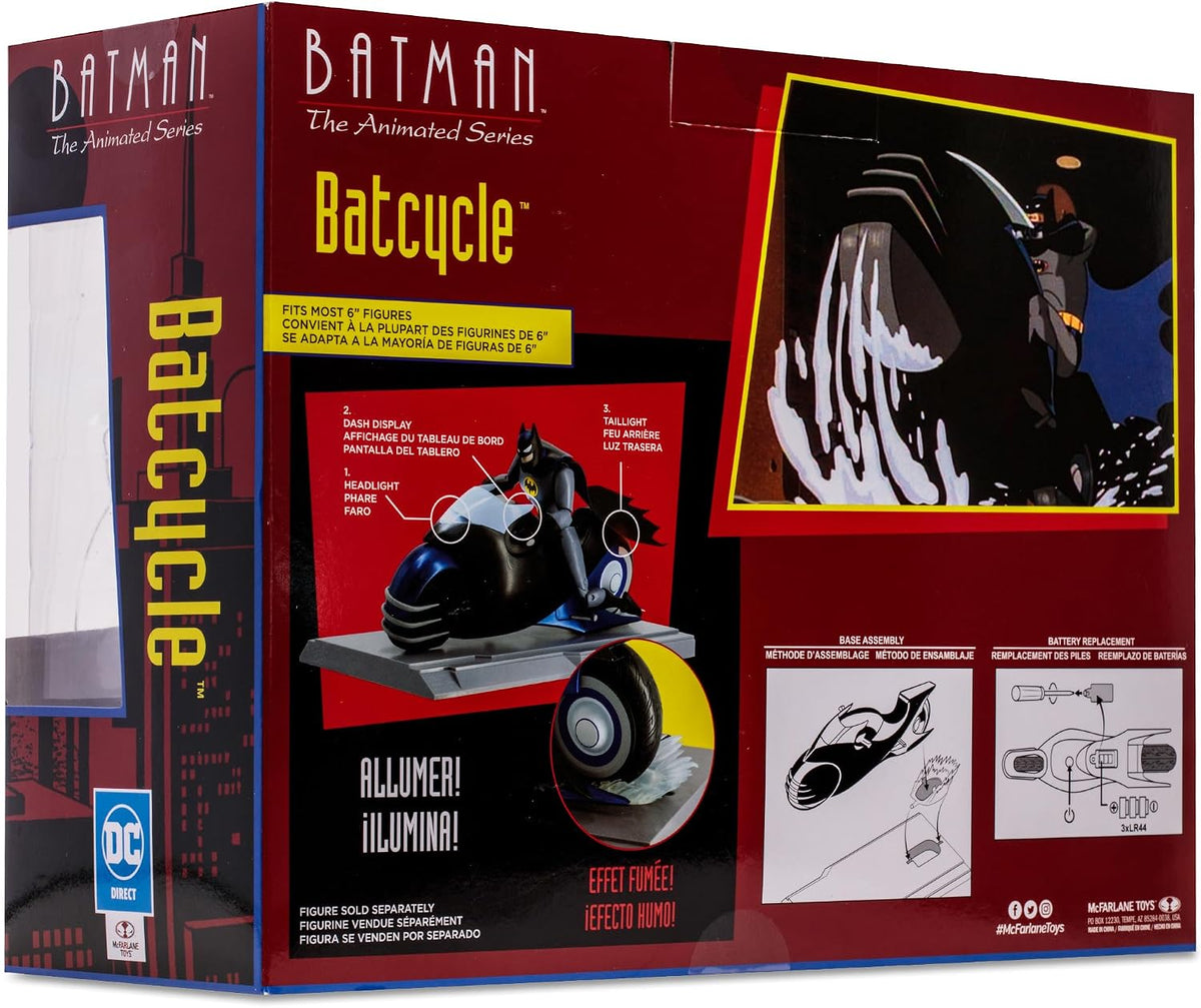 McFarlane Toys Batman: The Animated Series Batcycle Vehicle by McFarlane Toys | Sensales