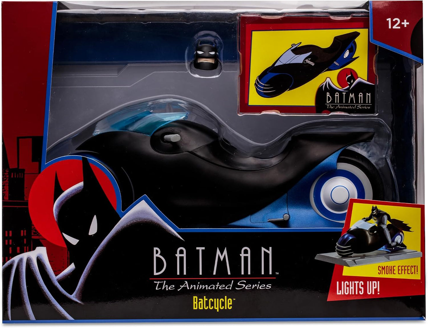 McFarlane Toys Batman: The Animated Series Batcycle Vehicle by McFarlane Toys | Sensales