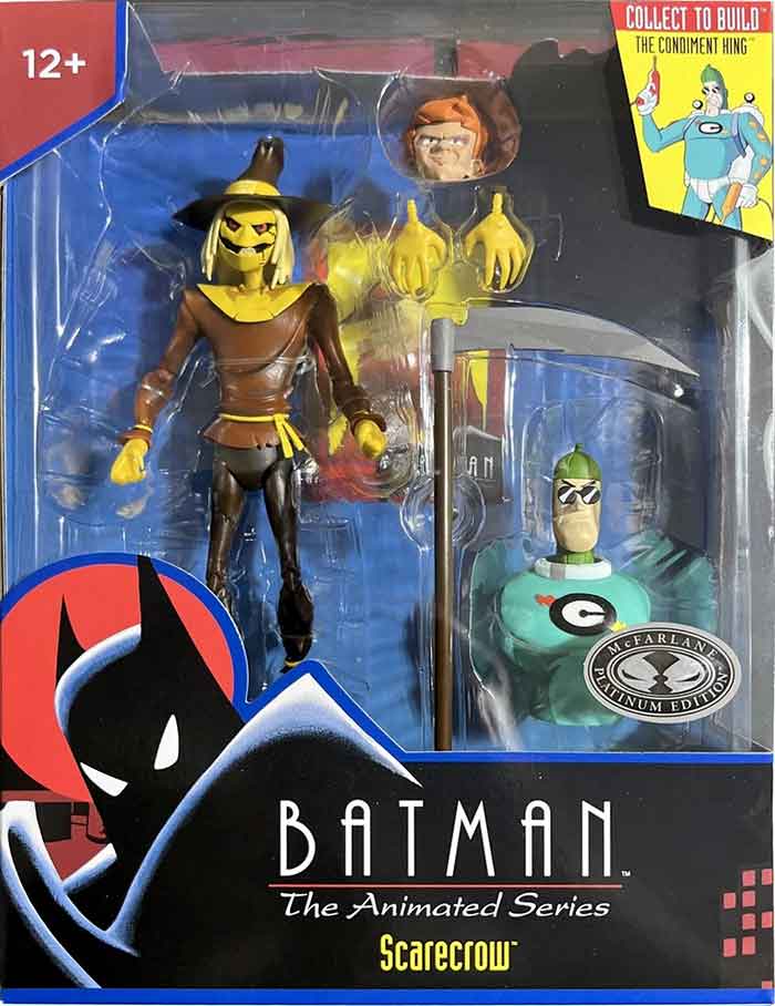 McFarlane Toys Batman: The Animated Series Scarecrow Platinum 6" Action Figure by McFarlane Toys | Sensales
