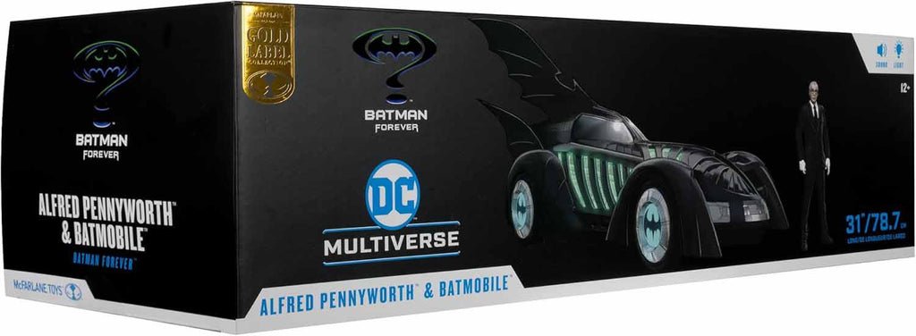 McFarlane Toys DC Multiverse Alfred Pennyworth & Batmobile Vehicle Gold Label by McFarlane Toys | Sensales