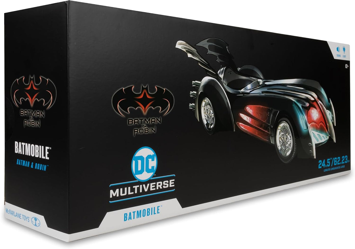 McFarlane Toys DC Multiverse Batmobile Vehicle (Batman & Robin) Lights & Sound by McFarlane Toys | Sensales