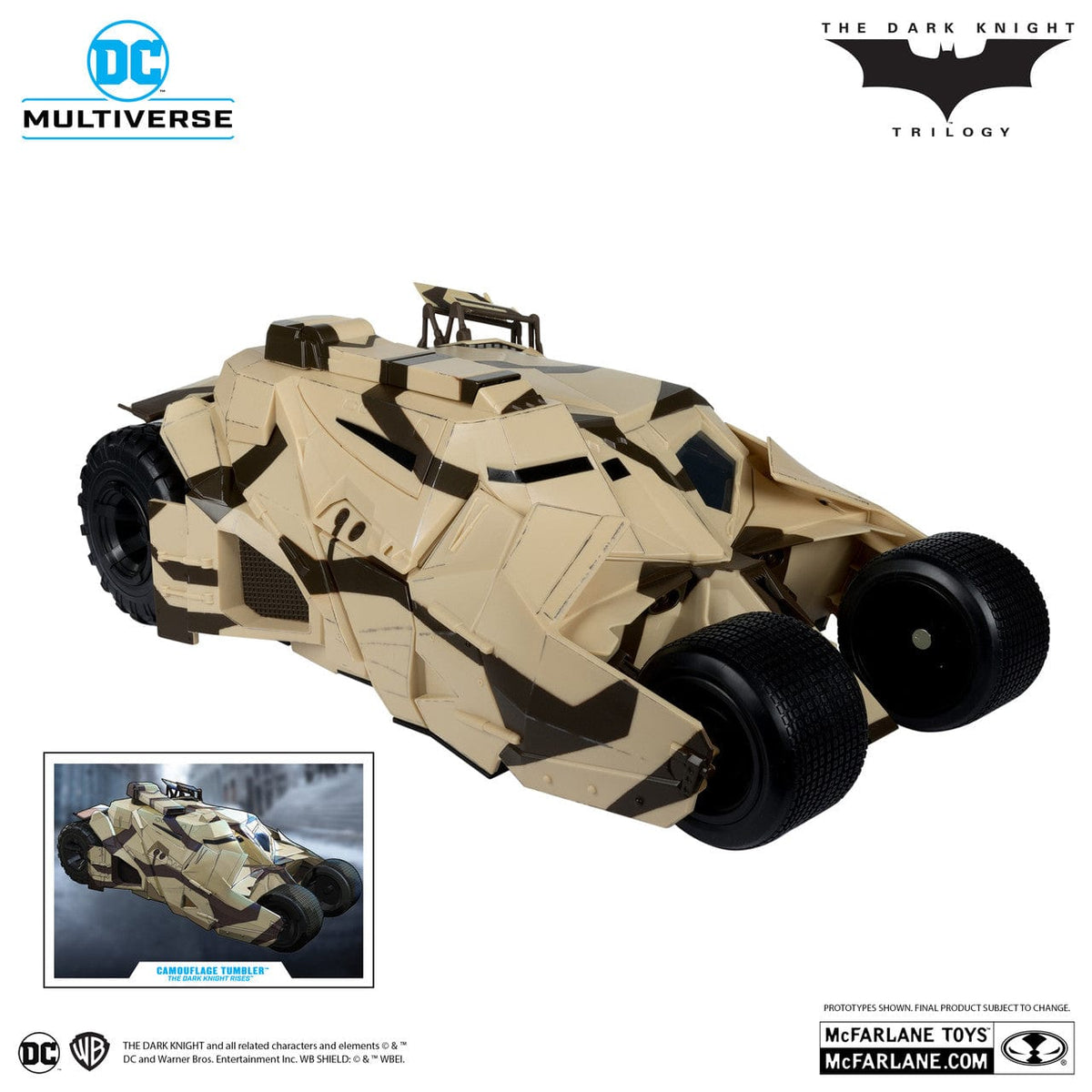 McFarlane Toys DC Multiverse Camouflage Tumbler Vehicle (The Dark Knight Rises) Gold Label by McFarlane Toys | Sensales