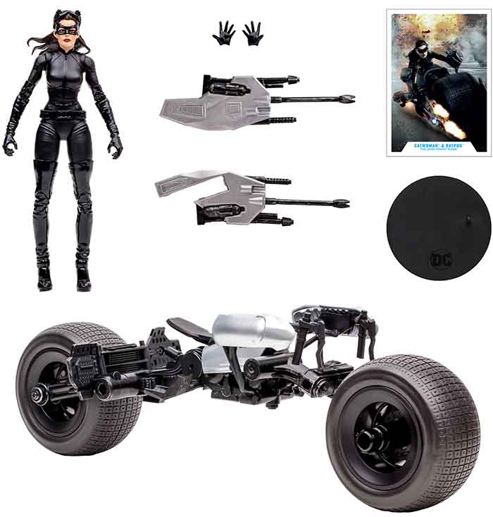McFarlane Toys DC Multiverse Catwoman & Batpod (The Dark Knight Rises) Gold Label by McFarlane Toys | Sensales
