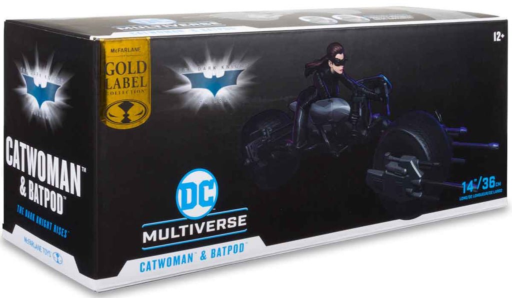 McFarlane Toys DC Multiverse Catwoman & Batpod (The Dark Knight Rises) Gold Label by McFarlane Toys | Sensales