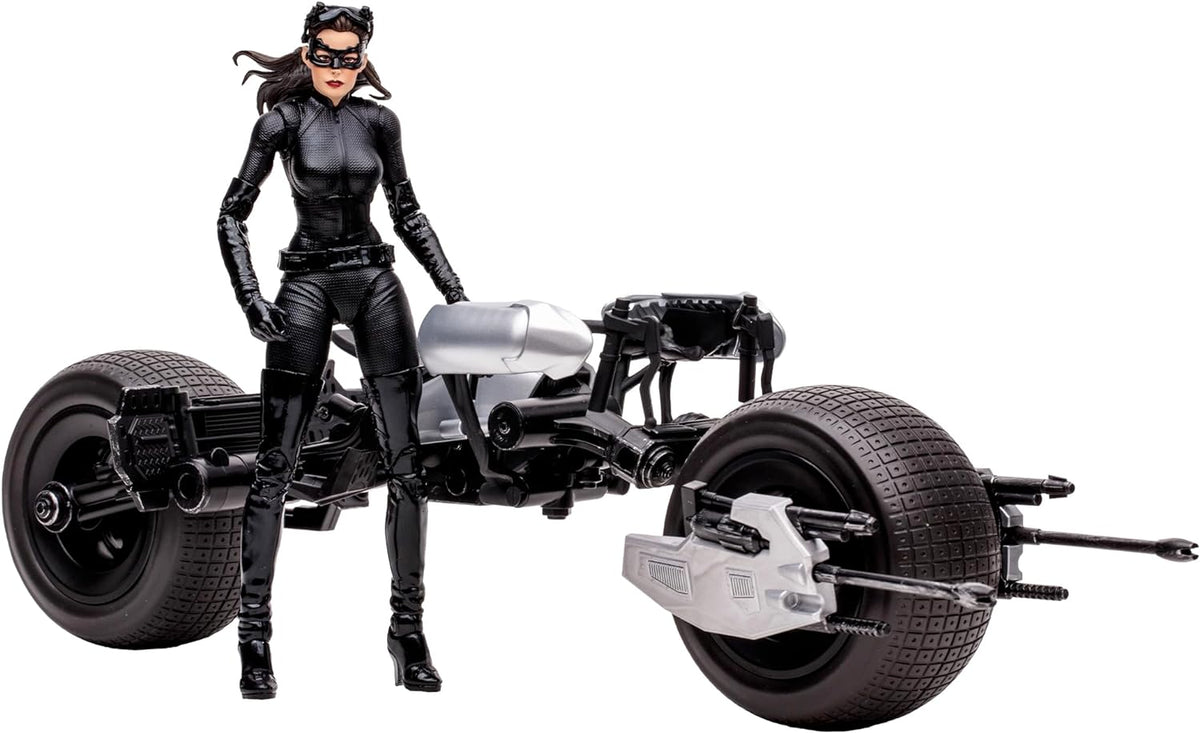 McFarlane Toys DC Multiverse Catwoman & Batpod (The Dark Knight Rises) Gold Label by McFarlane Toys | Sensales