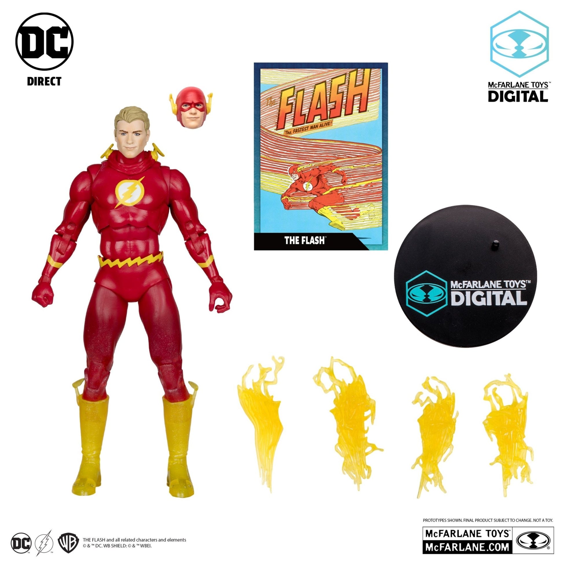 McFarlane Toys DC Multiverse The Flash (Speed Force, Platinum Edition) 7" Action Figure by McFarlane Toys | Sensales