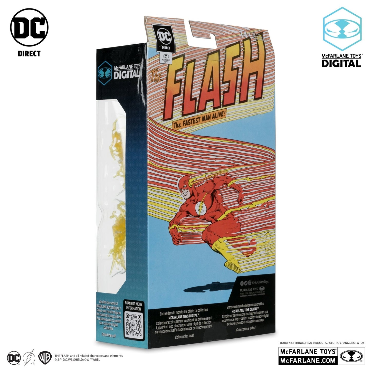 McFarlane Toys DC Multiverse The Flash (Speed Force, Platinum Edition) 7" Action Figure by McFarlane Toys | Sensales