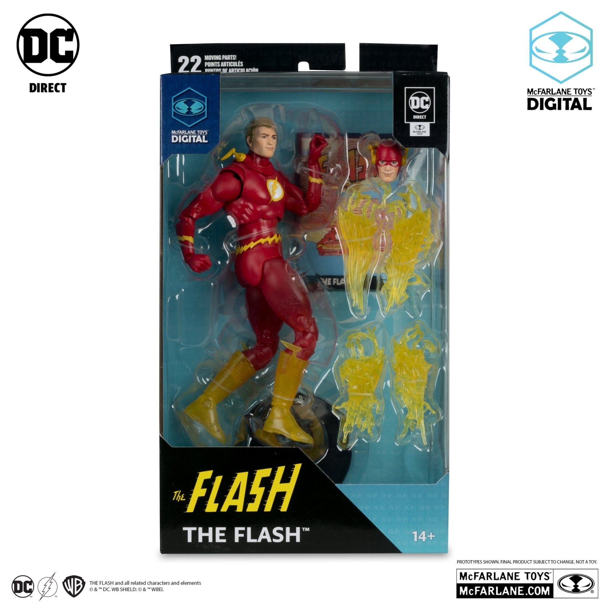 McFarlane Toys DC Multiverse The Flash (Speed Force, Platinum Edition) 7" Action Figure by McFarlane Toys | Sensales