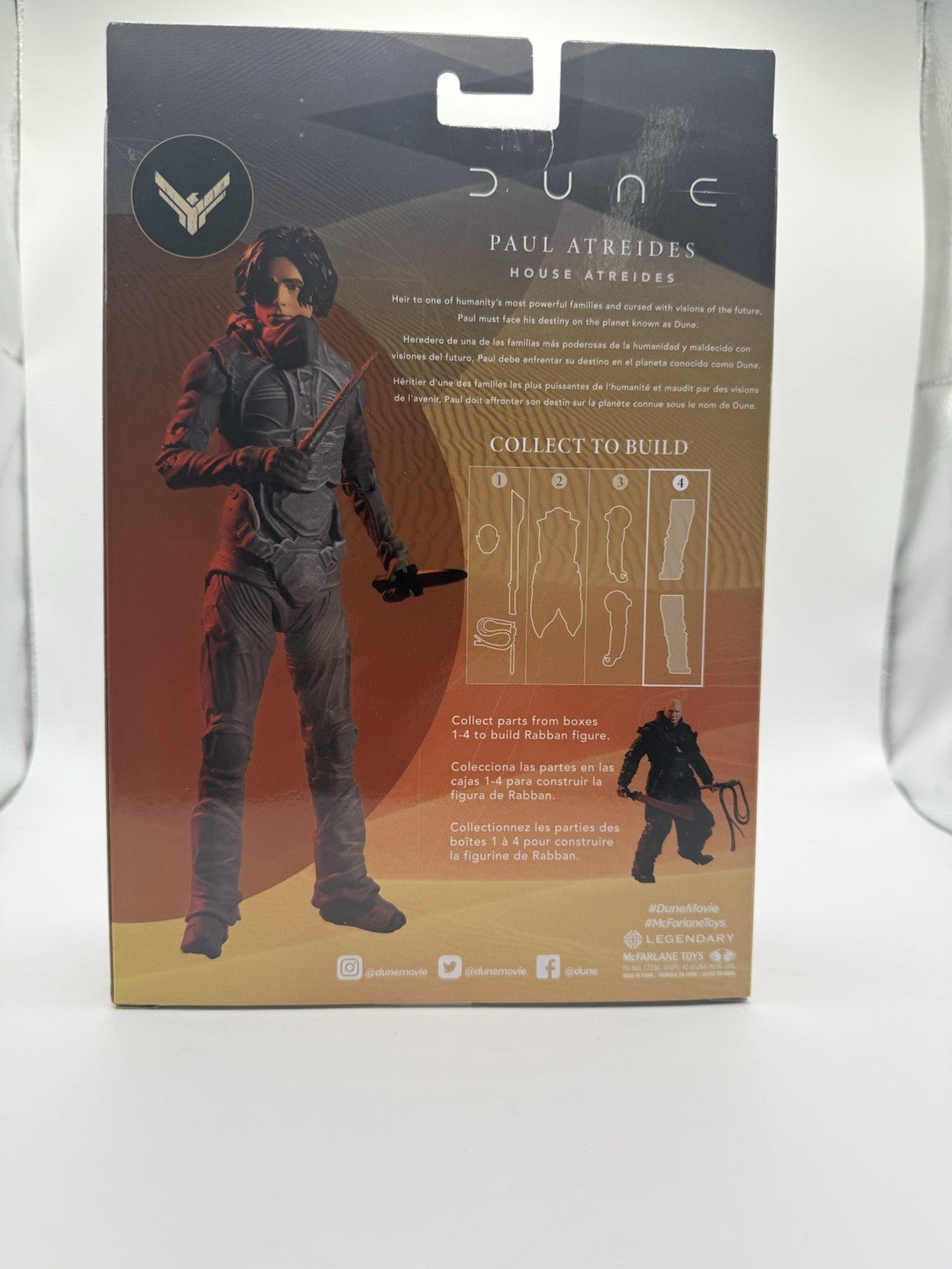 Mcfarlane Toys Dune Collect To Build Rabban Paul Atreides by McFARLANE TOYS | Sensales