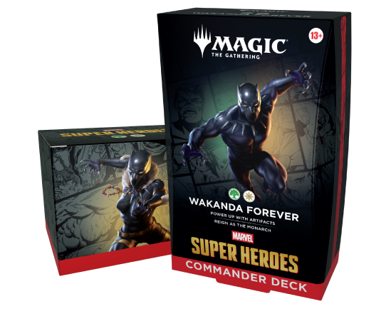 Magic: The Gathering Marvel Super Heroes Commander Deck - Wakanda Forever box art