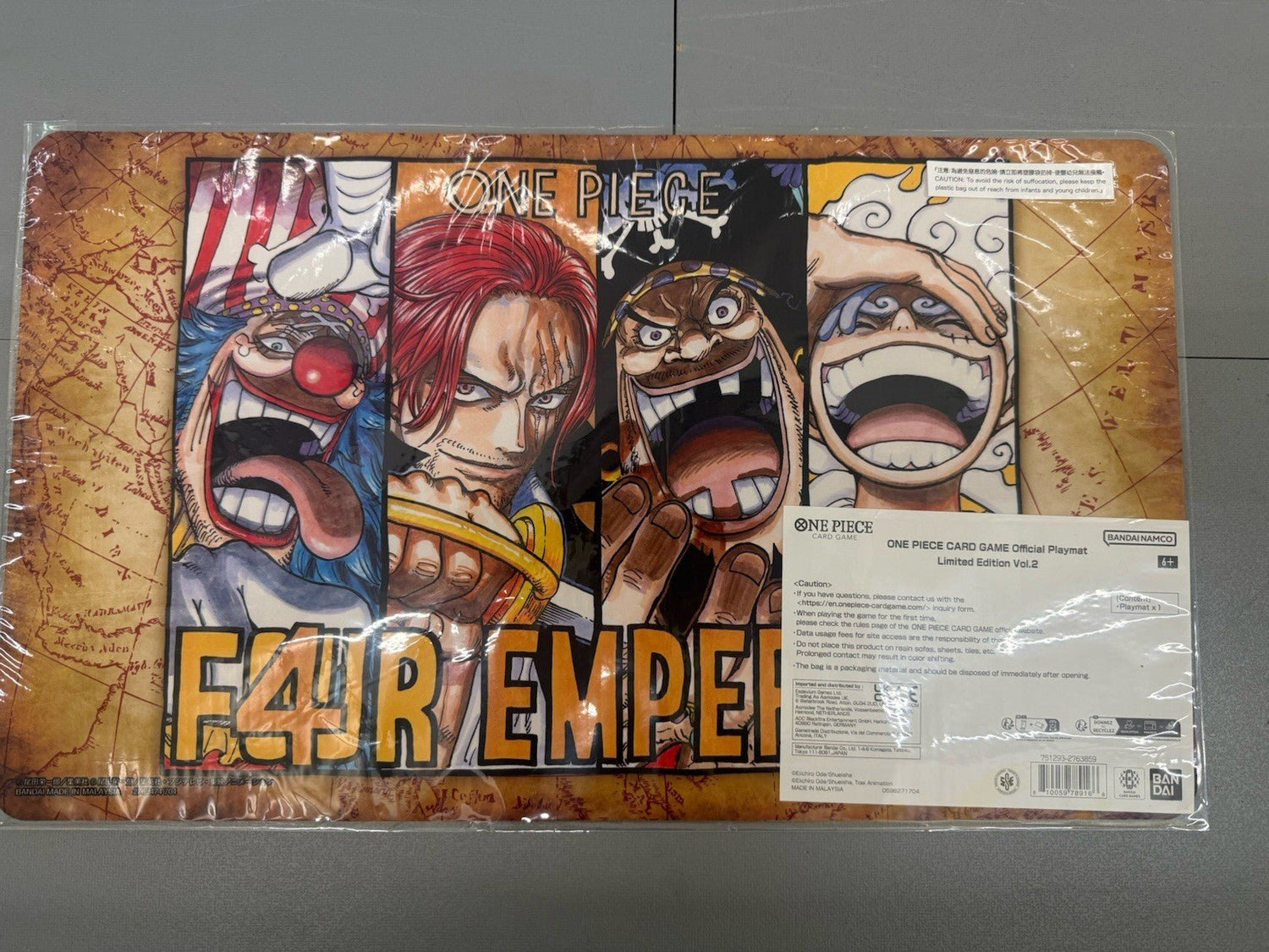 One Piece Limited Edition Volume 2 Four Emperors Playmat BANDAI by Sensales | Sensales