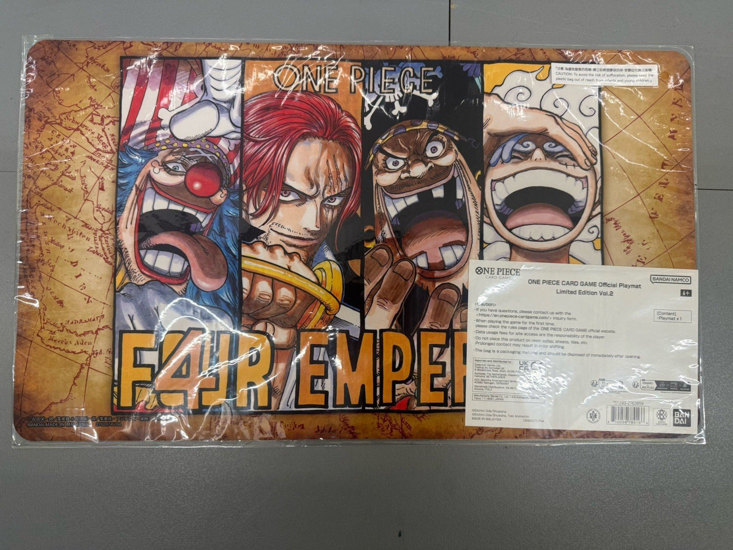 One Piece Limited Edition Volume 2 Four Emperors Playmat BANDAI by Sensales | Sensales