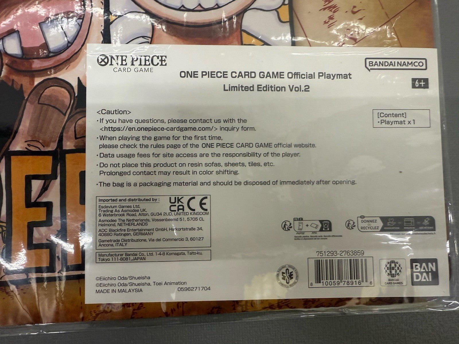 One Piece Limited Edition Volume 2 Four Emperors Playmat BANDAI by Sensales | Sensales