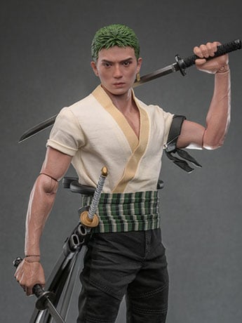 Hot Toys One Piece Roronoa Zoro TMS110 figure alternate angle