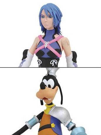 Kingdom Hearts Select Aqua & Goofy (Birth by Sleep) figures