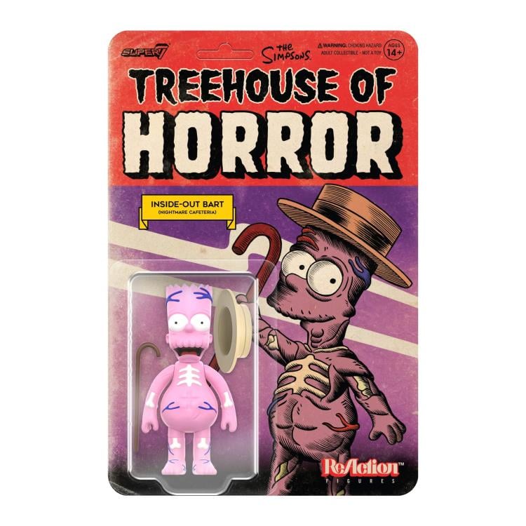 Inside-Out Bart Simpson figure on card packaging