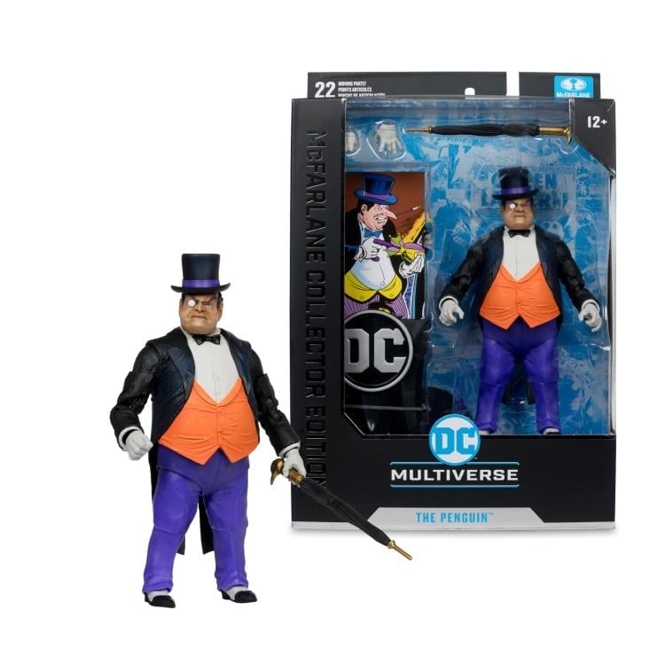 The Penguin figure with packaging box