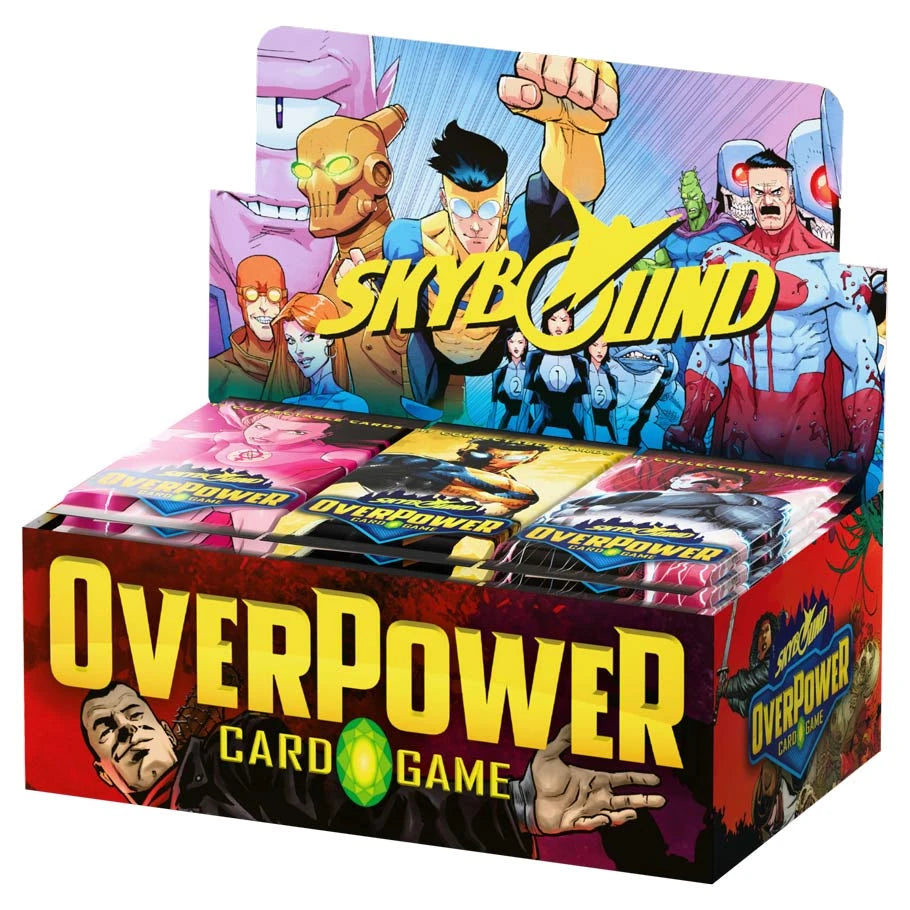 OverPower TCG Skybound Booster Pack Display box - alternate angle